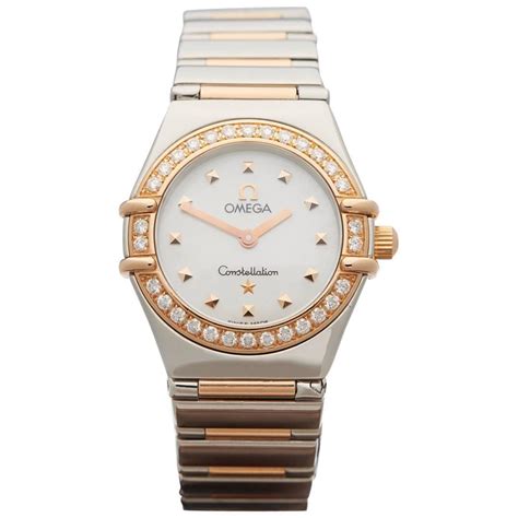 omega women's watch sale|ladies omega constellation diamond bezel.